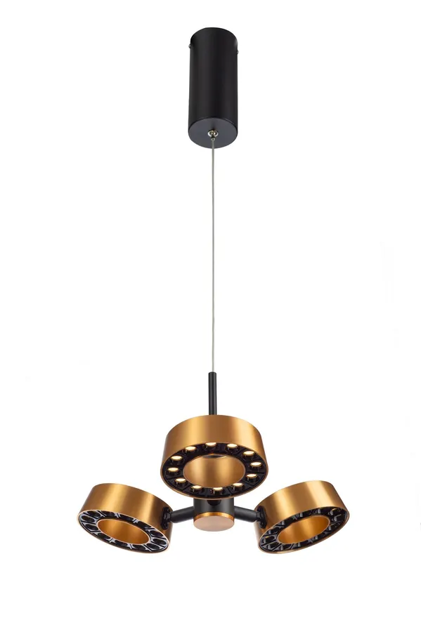 آویز تک دارک لایت P51545 (P51545 Single Pendant, Dark Light series) — مشکی، آنودایز، طلایی