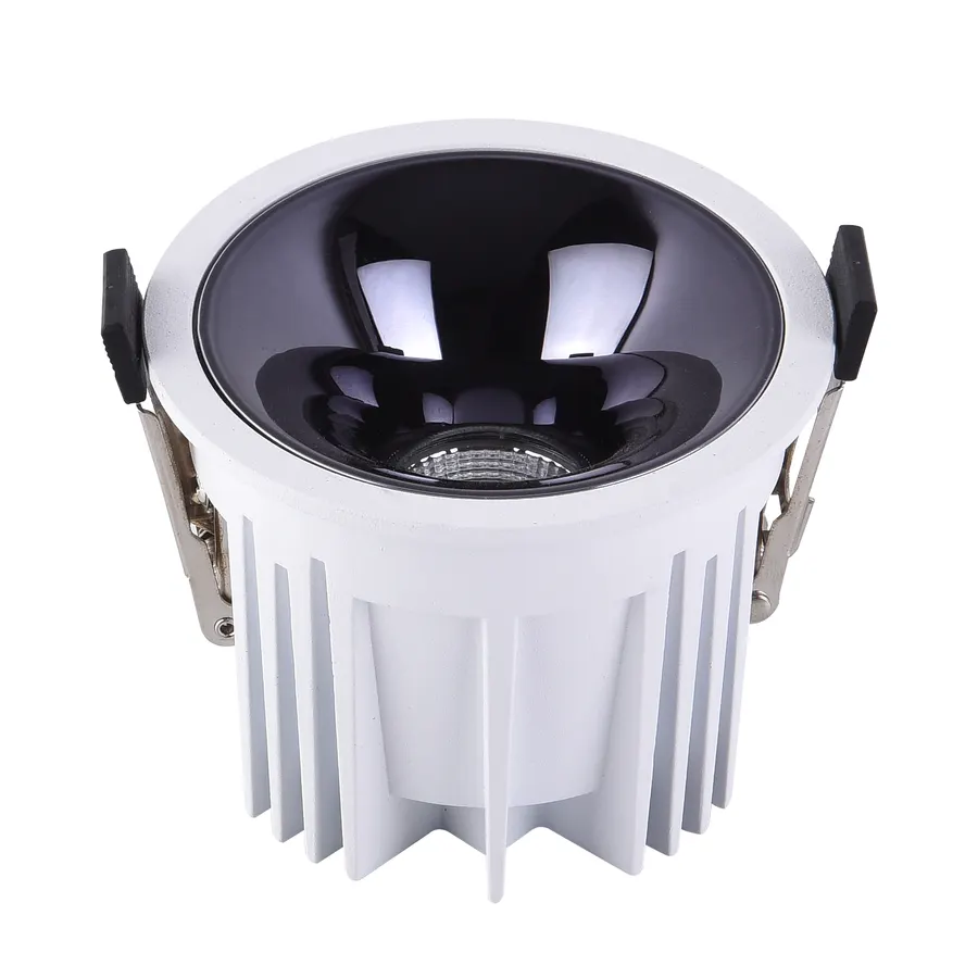 LG110-117 – چراغ سقفی توکار هالوژن (Recessed downlight, halogen-style) ۴ تا ۷ وات — سفید، مات، مشکی