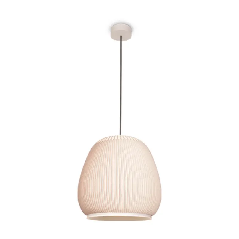 چراغ آویز سفید گرد 80 وات (round white pendant) — سفید