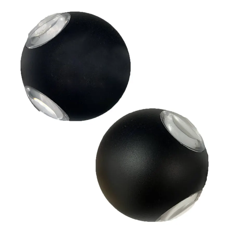 چراغ دکوراتیو کره‌ای 4 طرفه (Decorative Spherical 4-sided Light, COB 20W)