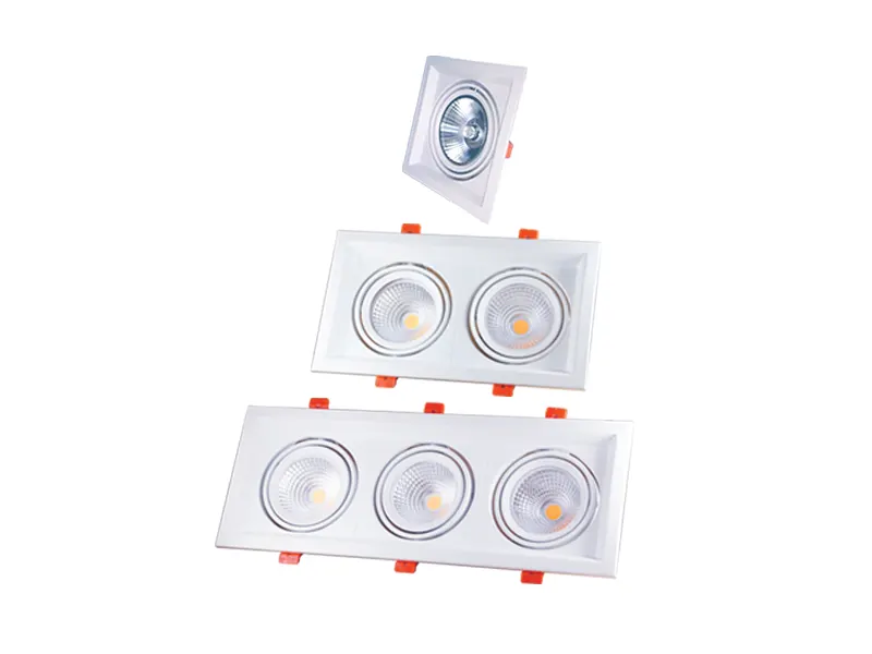 چراغ چرخشی 4 طرفه 20COB وات گیوان (Givan four-way rotating COB spotlight)